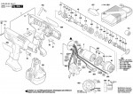 Bosch 0 602 490 445 EXACT 1100 Cordless Screw Driver Spare Parts